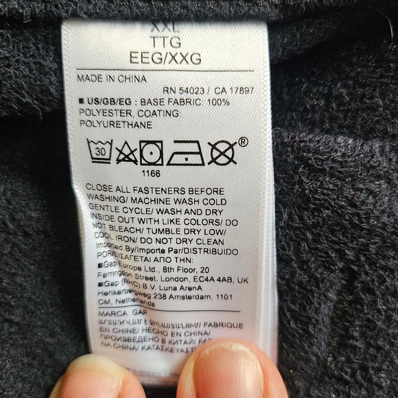 Gap Factory Faux Leather Puff Sleeve Jacket - Picture 4 of 4